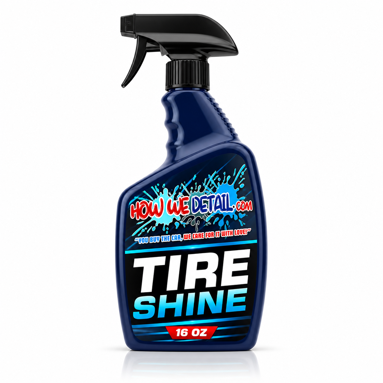 How We Detail Pro Tire Shine bottle